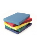 Įrišimo nugarėlės Delta A4, 250g/m², kartoninės, baltos (100 vnt.)