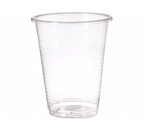 Stiklinė, šaltam skyščiui, skaidri, plastikinė, 200ml (100)  2101-023
