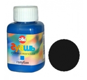 Guašas Olki dailei, juodos spalvos, 100 ml  1304-007