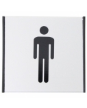 Informacinė lentelė 1.20 Vyrų tualetas, 93mm x 93mm  0616-119