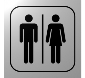 Informacinė lentelė 1.21 Bendras tualetas