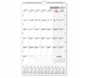 Sieninis kalendorius Mono Planner 2022m.