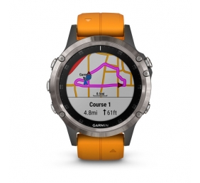 Išmanusis laikrodis Garmin Fitness Tracker Fenix 5 oranžinis