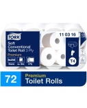 Tualetinis popierius rulonėliais Tork Premium Extra Soft  T4, 3sl. (72 rulon.)