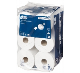 Tualetinis popierius Tork SmartOne Mini T9, 2 sl., 13.4 cm x 111 m, balta sp., 12 vnt