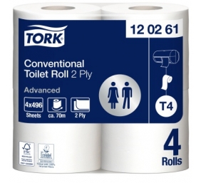 Tualetinis popierius rulonais Tork Advanced Extra Long T4, 2sl. (24 rulon.)