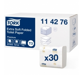 Tualetinis popierius lapeliais Tork Extra Soft T3, 2sl (30 vnt.)