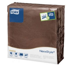 Stalo servetelės Tork Premium NexxStyle, 38x39cm, kakavos spalvos, 2sl.