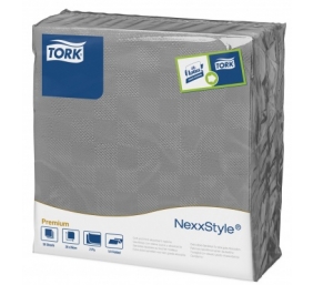 Stalo servetelės Tork Premium NexxStyle, 38x39cm, pilkos, 2sl.