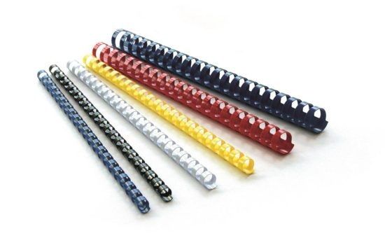 Spiralė įrišimui plastikinė 8 mm, balta (1 vnt.)