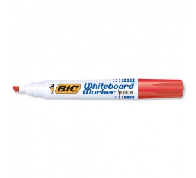 Bic Žymeklis baltai lentai Velleda, 3.7-5.5 mm, kirsta galvutė, raudonas 1 vnt.