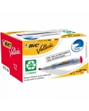 Bic Žymeklis baltai lentai Velleda, 3.7-5.5 mm, kirsta galvutė, raudonas 1 vnt.