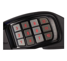 Corsair | SCIMITAR RGB ELITE | Wired | Optical | Gaming Mouse | Black | Yes