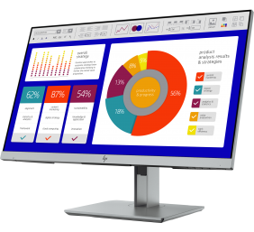 HP EliteDisplay E243p Monitor - DEMO - 23.8" 1920x1080 Full HD Privacy AG, IPS, DisplayPort/HDMI/VGA, 2x USB 3.0, height adjustable, 3 years