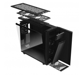 Fractal Design | Define 7 XL TG Light Tint | Side window | Black | E-ATX | Power supply included No | ATX