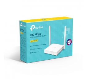 Router | TL-WR844N | 802.11n | 300 Mbit/s | 10/100 Mbit/s | Ethernet LAN (RJ-45) ports 4 | Mesh Support No | MU-MiMO Yes | No mobile broadband | Antenna type External