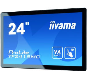 24" PCAP Bezel Free 10P Touch. 1920x1080. Anti-Fingerprint coating. VA panel. 315cd/m² (with touch). 3000:1. 16ms. USB Interface.