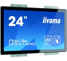 24" PCAP Bezel Free 10P Touch. 1920x1080. Anti-Fingerprint coating. VA panel. 315cd/m² (with touch). 3000:1. 16ms. USB Interface.
