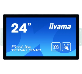 24" PCAP Bezel Free 10P Touch. 1920x1080. Anti-Fingerprint coating. VA panel. 315cd/m² (with touch). 3000:1. 16ms. USB Interface.