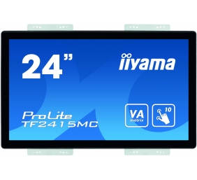 24" PCAP Bezel Free 10P Touch. 1920x1080. Anti-Fingerprint coating. VA panel. 315cd/m² (with touch). 3000:1. 16ms. USB Interface.