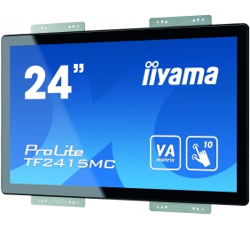 24" PCAP Bezel Free 10P Touch. 1920x1080. Anti-Fingerprint coating. VA panel. 315cd/m² (with touch). 3000:1. 16ms. USB Interface.