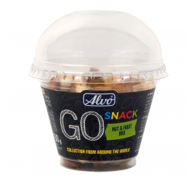 Vaisių ir riešutų mišinys "Go snack" Alvas, 9 pak. po 130 g 