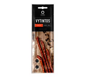 Vytintos kiaulėnos dešrelės Dora, 16 pak. po 105g 