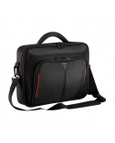 Targus | Classic | Fits up to size 14 " | Messenger - Briefcase | Black/Red | Shoulder strap