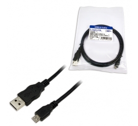 Logilink | USB micro-B 180, 1.8m | USB-A to micro-USB USB A