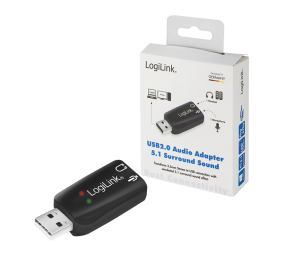 Logilink | USB Audio adapter, 5.1 sound effect