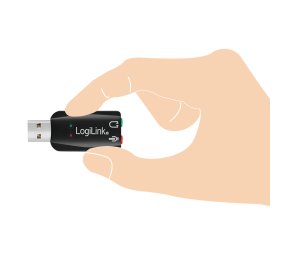 Logilink | USB Audio adapter, 5.1 sound effect