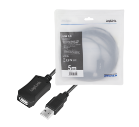 Logilink | USB 2.0 repeater 5m | USB-A to USB-A USB A male | USB A female