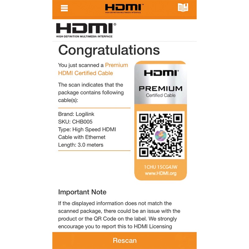 Logilink | Premium HDMI Cable for Ultra HD | Black | HDMI male (type A) | HDMI male (type A) | HDMI to HDMI | 3 m