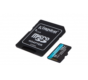 Kingston | microSD | Canvas Go! Plus | 128 GB | MicroSD | Flash memory class 10 | SD Adapter