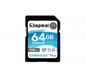 Kingston | Canvas Go! Plus | 64 GB | SD | Flash memory class 10