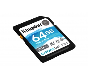 Kingston | Canvas Go! Plus | 64 GB | SD | Flash memory class 10