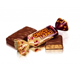 Toffee saldainiai "Chocolapki" Roshen nord, 5 pak. po 1kg 