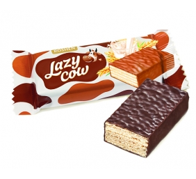 Vafliniai saldainiai "Lazy cow" Roshen nord, 2 pak. po 1kg 