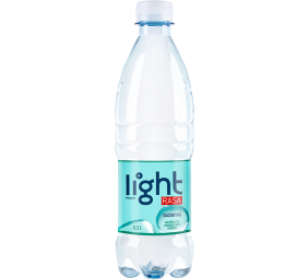 0.5L Natūralus, gazuotas mineralinis vanduo "RASA LIGHT" 24 vnt. po 0.5L (kaina nurodyta su užstatu už tarą)