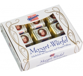 Marcipano saldainiai su riešutų ir šokolado įdaru "Mozart", 72 pak. po 118g 