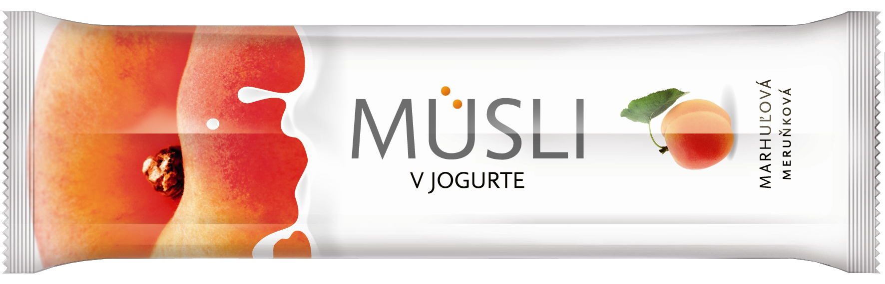 Javainis su abrikosais ir jogurtiniu glaistu, 32 pak. po 30g 