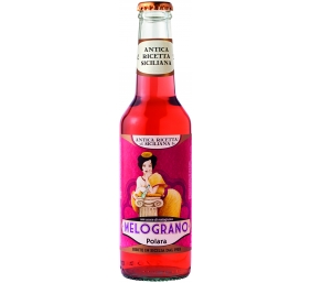 Granatų skonio gazuotas gaivusis gėrimas "Melograno polara", 24 pak. po 275ml 