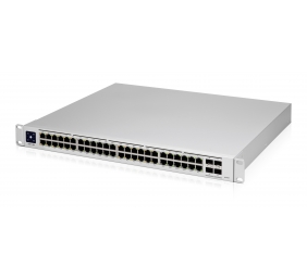 Ubiquiti | UniFi Switch | USW-PRO-48-POE | Managed L3 | Rackmountable | Gigabit Ethernet (copper) ports quantity 48 | SFP+ ports quantity 4 | Power supply type Internal