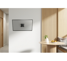 Neomounts Wall mount | NM-W60BLACK Monitor/TV mount wall | Tilt | 10-30 " | Maximum weight (capacity) 25 kg | Black