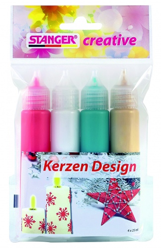 Stanger Dekoravimo rinkinys Candle Design Stanger 4 vnt x 25 ml 900004