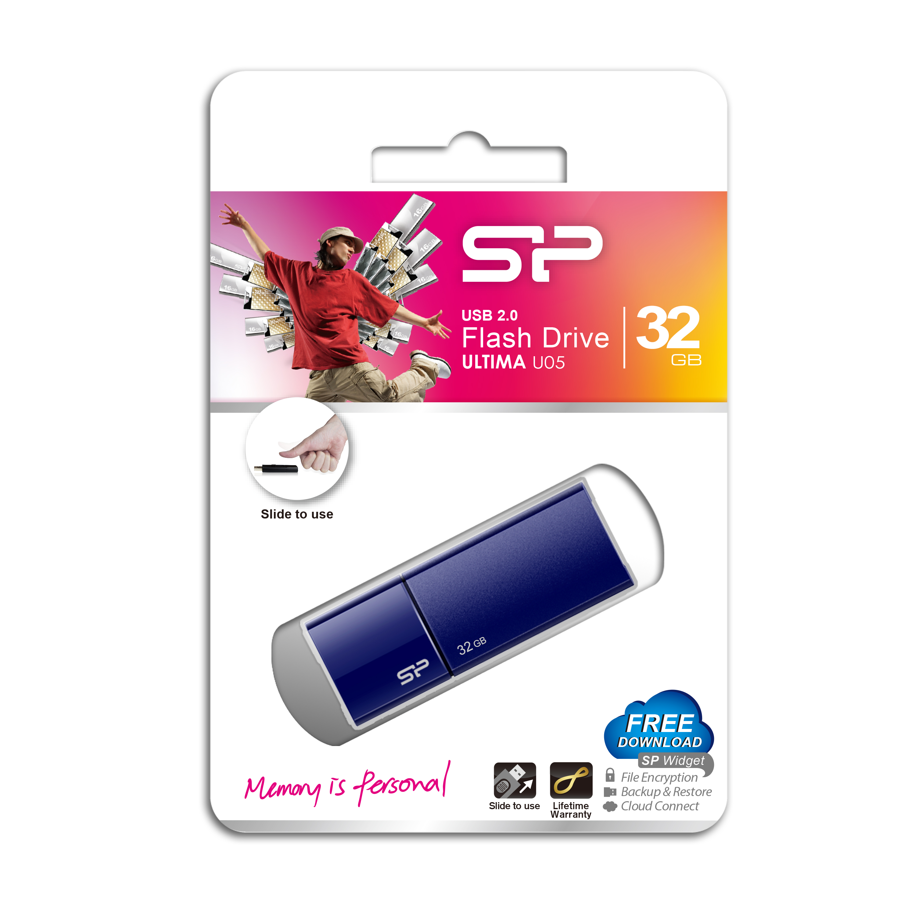 Silicon Power | Ultima U05 | 32 GB | USB 2.0 | Blue