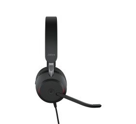 Jabra Evolve2 40 MS Teams Stereo Laidinės ausinės, USB-A, Juoda