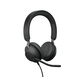 Jabra Evolve2 40 MS Teams Stereo Laidinės ausinės, USB-A, Juoda
