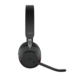Jabra Evolve2 65 MS Stereo Link390a Belaidės ausinės, Bluetooth USB-A, Charging Stand, Juoda