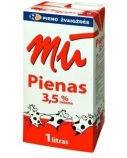 Pienas MŪ, natūralus, 3.5 rieb., 1l x 12vnt.